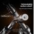 RTAKO RLD-001, Adjustable Height, Universal Compatibility, Lightweight and Portable, Non-Slip Feet, Matte Finish Carbon Steel Tripod 1.7M - Black